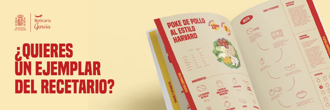 Solicita tu ejemplar del recetario