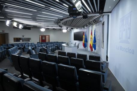 Sala de prensa del consejo de ministros