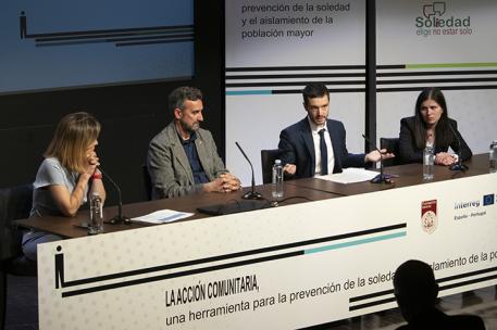 Pablo Bustinduy durante la clausura del acto de presentación del informe SOLiEDAD realizado por el CENIE