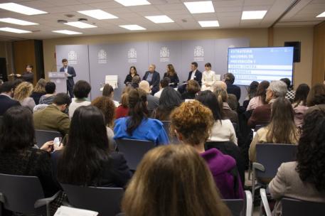 Pablo Bustinduy durante la presentación de la estrategia