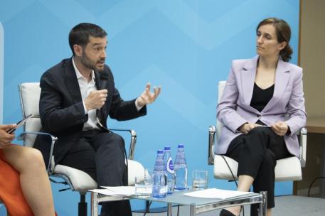 Bustinduy y García durante la rueda de prensa