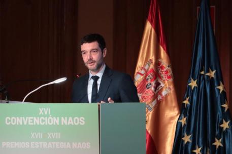 Bustinduy durante el acto