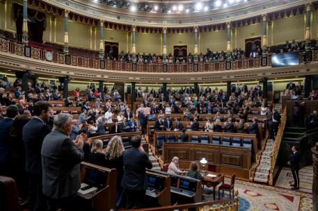 El Congreso de los Diputados durante la aprobación de la Ley ELA