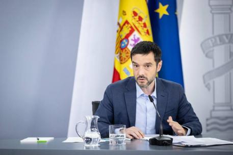 Pablo Bustinduy durante la rueda de prensa