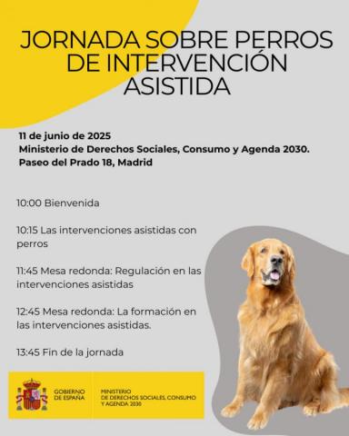 Jornada sobre perros de intervención asistida